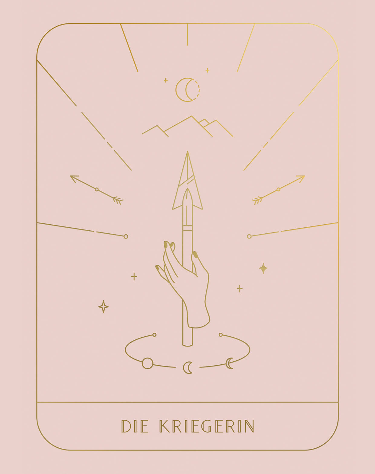 Closeup Tarot Kriegerin