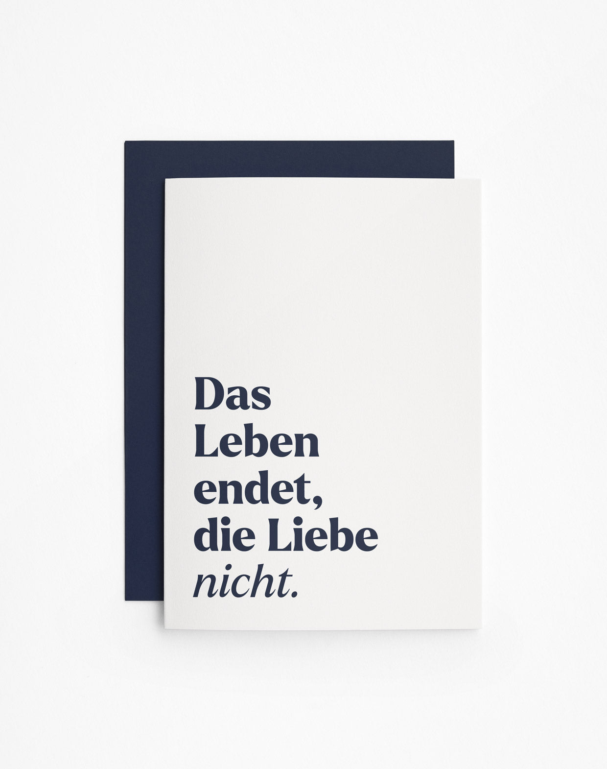 Klappkarte Leben & Liebe II mit Umschlag