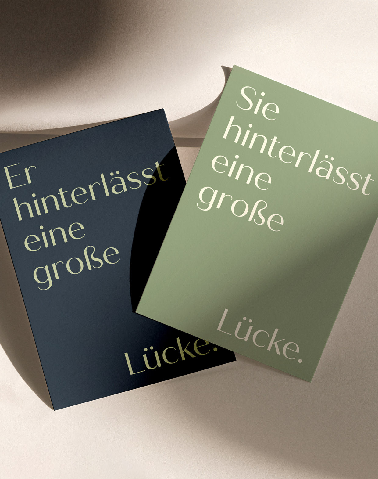Trauerkarten Große Lücke